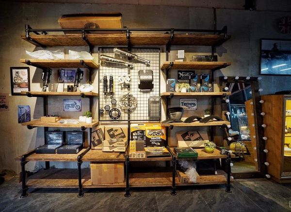 pipe fitting shelves